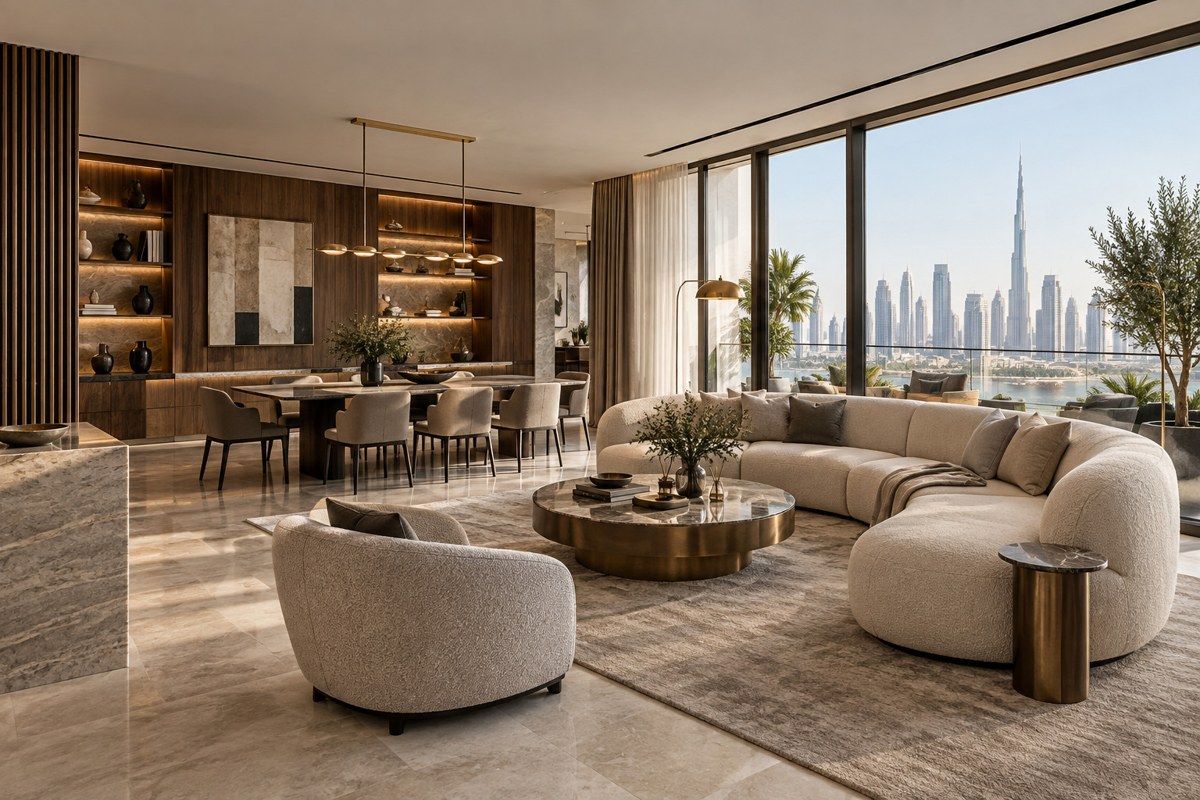 Interior materials, joinery and lighting