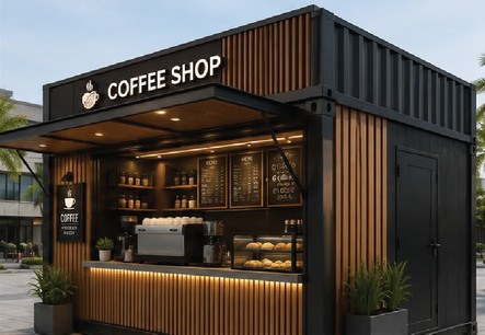 Coffee Shop Cabin - example 2